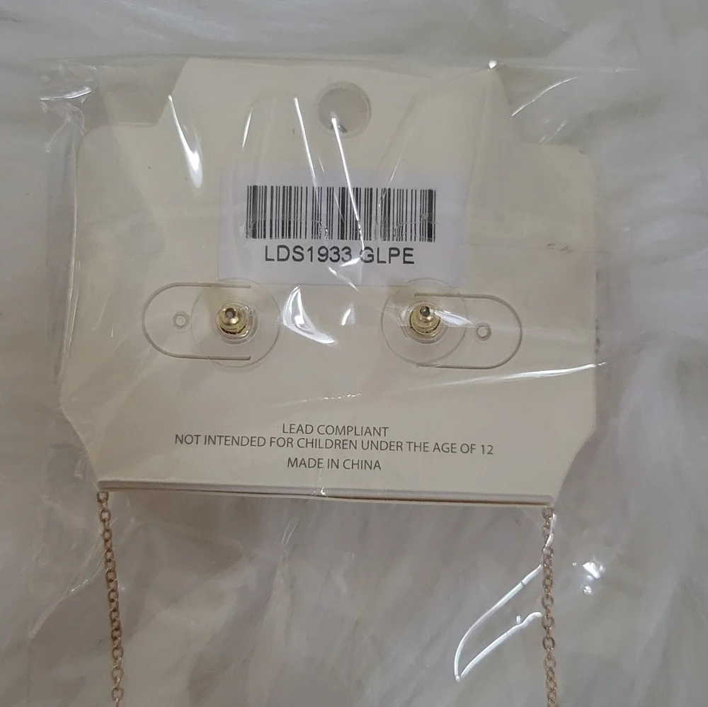Mia Studio Boho Light Pink Gemstone & Beaded Necklace & Earring Matching Set